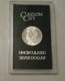 Carson City Morgan Silver Dollar.