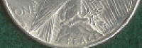 Peace Dollar Mint Mark.